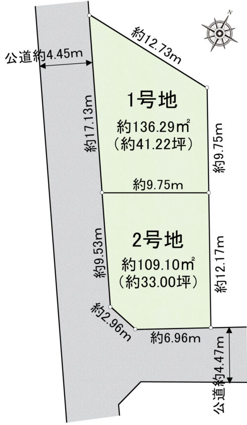 愛知県刈谷市野田町北口（2号地）109.10㎡（33.00坪）